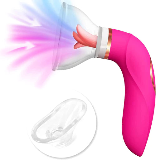 Pink Lady - 8 modos de sucção e 5 modos de lambida - Prazer de Luxo
