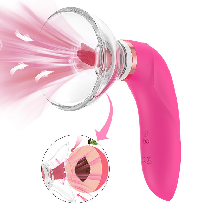 Pink Lady - 8 modos de sucção e 5 modos de lambida - Prazer de Luxo