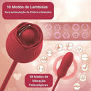 Vibrador Rosa Lótus 10 modos - Prazer de Luxo