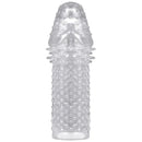 Capa Peniana Silicone com estimulador 13 cm - Prazer de Luxo