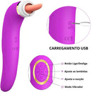 Pink Lady - 8 modos de sucção e 5 modos de lambida - Prazer de Luxo