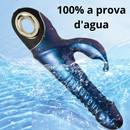 Vibrador e Estimulador duplo - Ondas de Prazer Radiante - Prazer de Luxo