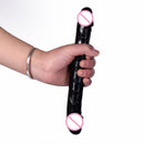 Pênis Jellies 43cm com cabeça dupla - Prazer de Luxo