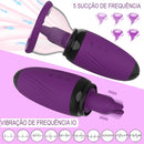 Lambilícia - Estimulador de Mamilo/Clitóris com Sucção e Lambidas - Prazer de Luxo