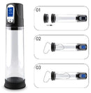 Bomba Peniana Elétrica Pump- Aumenta Muito o Pênis - Prazer de Luxo