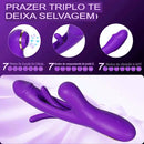 Sky - Vibrador de batida de ponto G para sucção de clitóris - Prazer de Luxo