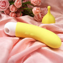 Abby Vibrador Banana Com Estimulador de Clitóris Dibe