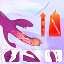 Dominatrix - Vibrador tripla estimulação com aquecimento - Prazer de Luxo