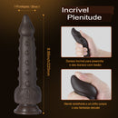 Black Tesão - Consolo 3 em 1 (18 centímetros) - Prazer de Luxo