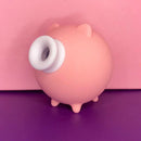 Vibrador e Sugador de Clitóris Porquinho - Prazer de Luxo