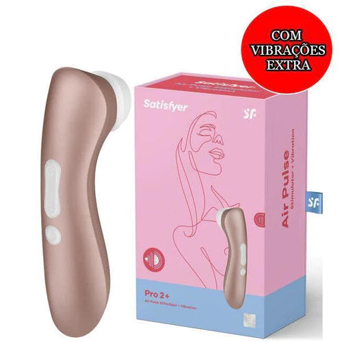 Sugador Satisfyer PRO 2 VIBRATIONS - Estimulador Sugador de Clitóris e Vibrador - Prazer de Luxo