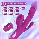 Dominatrix - Vibrador tripla estimulação com aquecimento - Prazer de Luxo