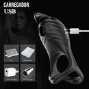 Anel peniano com estimulador de Clitóris - Prazer de Luxo