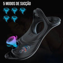 Anel peniano com estimulador de Clitóris - Prazer de Luxo