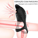 Anel peniano com estimulador de Clitóris - Prazer de Luxo