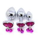 Kit Plug Anal com Jóia e Sino - Fonlu - Prazer de Luxo