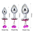 Kit Plug Anal com Jóia e Sino - Fonlu - Prazer de Luxo