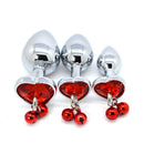 Kit Plug Anal com Jóia e Sino - Fonlu - Prazer de Luxo