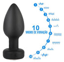 Vibrador Anal Plug - 10 Modos - Prazer de Luxo
